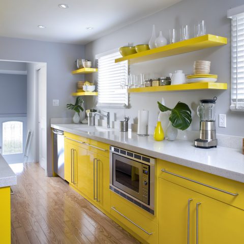 excellent professional yellow cabinet painting wood dale